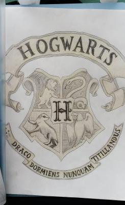 "I'd rather be at hogwarts" trifft es wohl ganz gut.